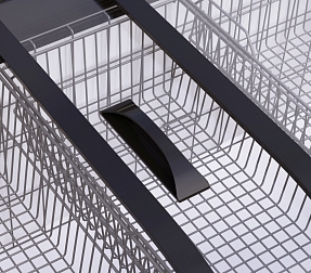 Ручка бонеты с гнутым стеклом